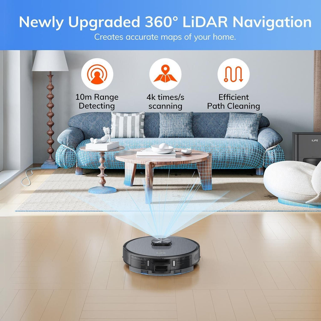 ILIFE T20s Ultra navigation LiDAR