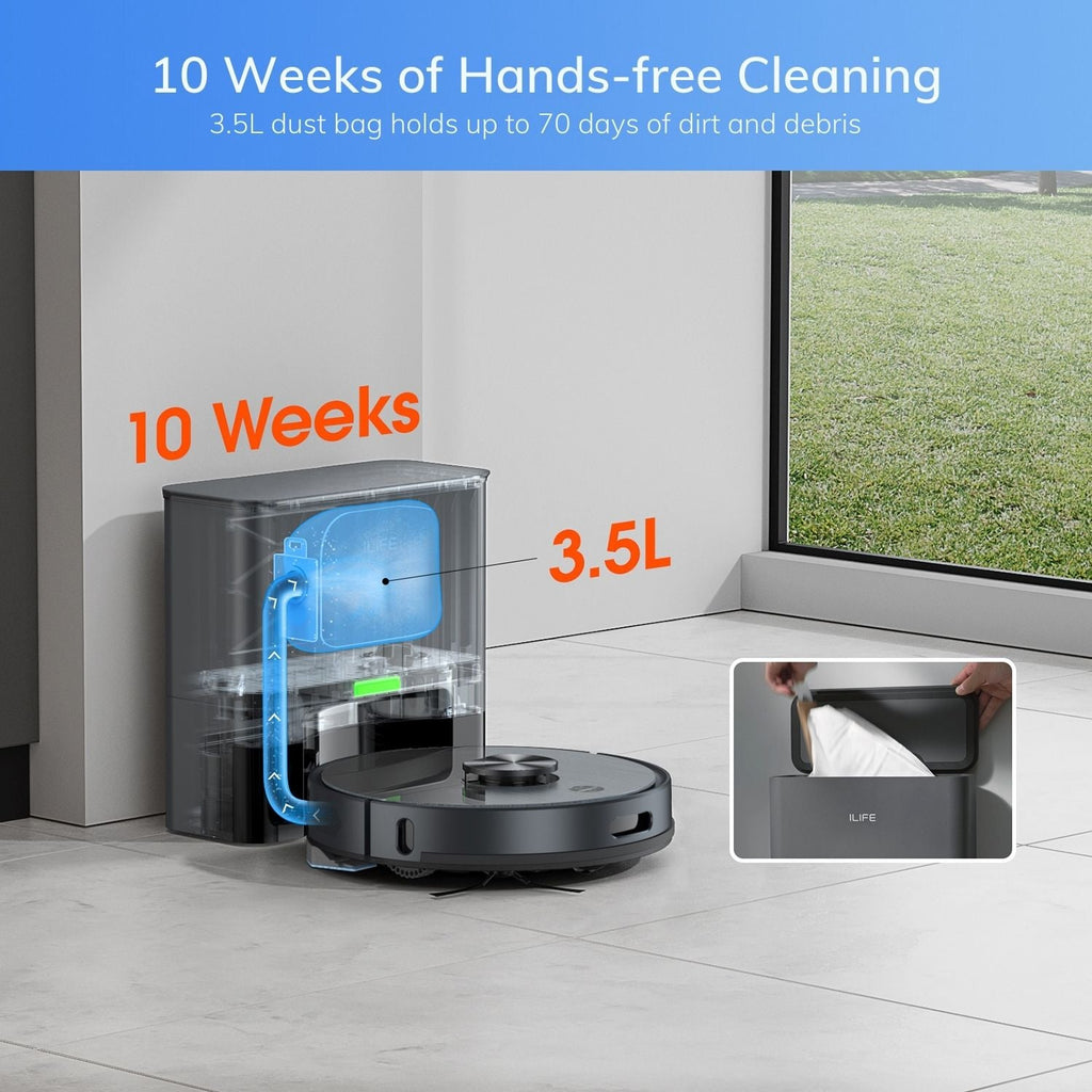 ILIFE T20s Ultra vidage automatique