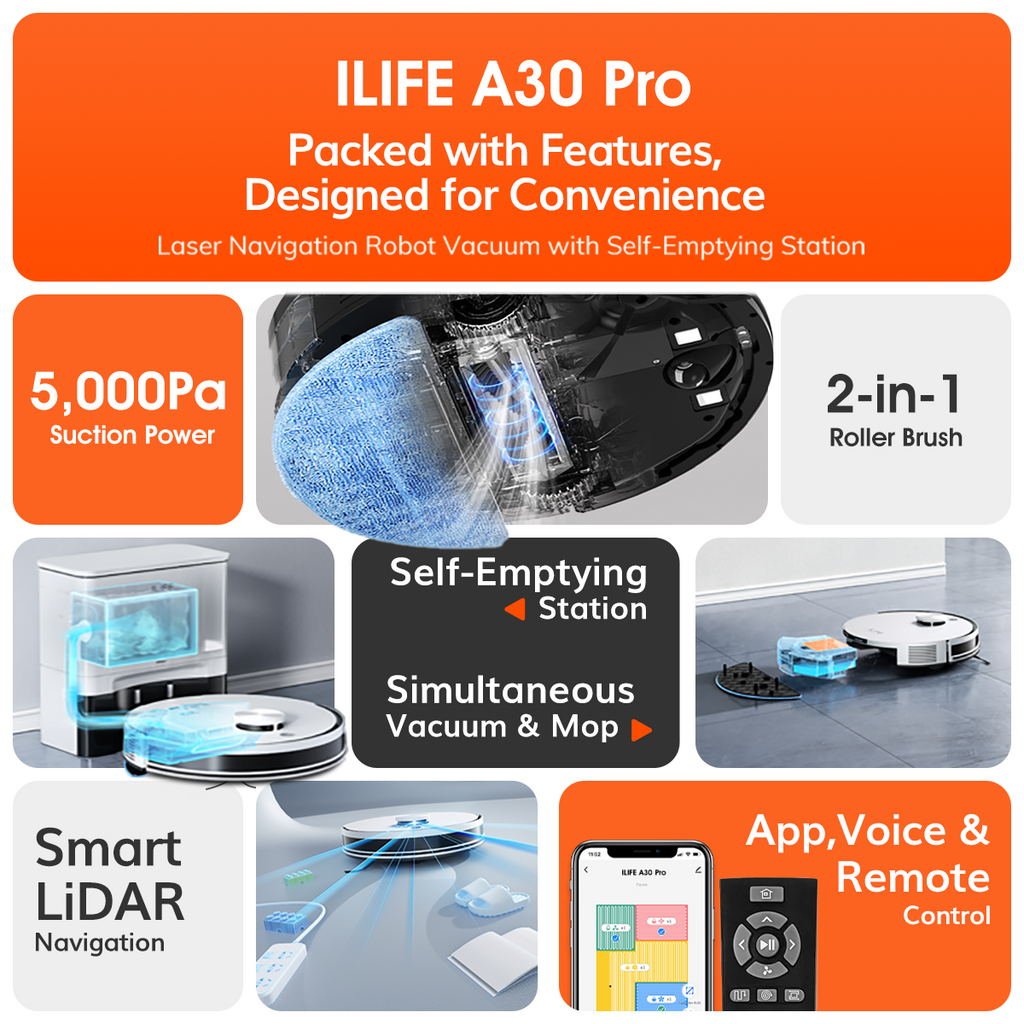 ILIFE A30 Pro station tout-en-un